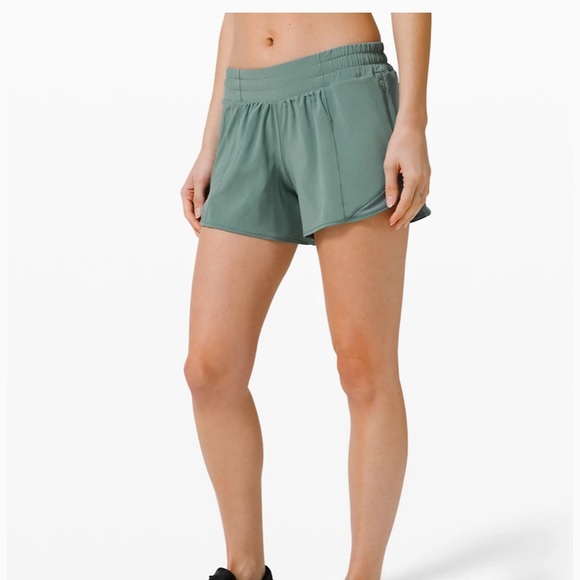 Lululemon Hotty Hot Short 4” * Tidewater Teal - Picture 5 of 6